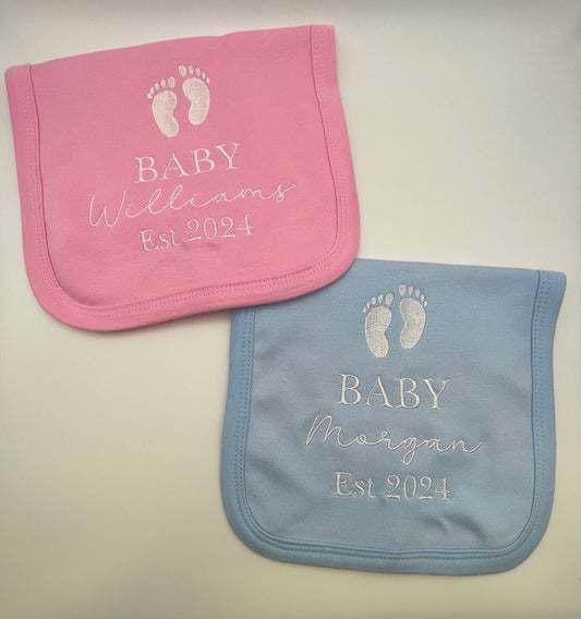 Personalised Newborn Baby Bib