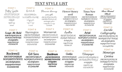 25mm Satin Ribbon Foiled and Personalised with Message of your choice for any occasion