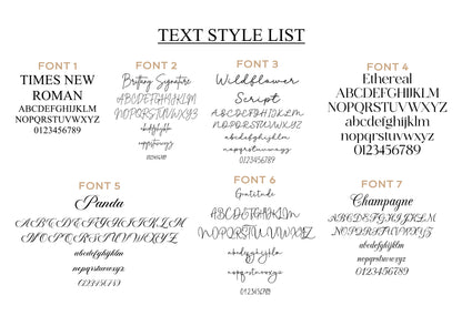 Satin Ribbon Name Place Setting Foiled and Personalised with Name Wedding, Dinner, Party